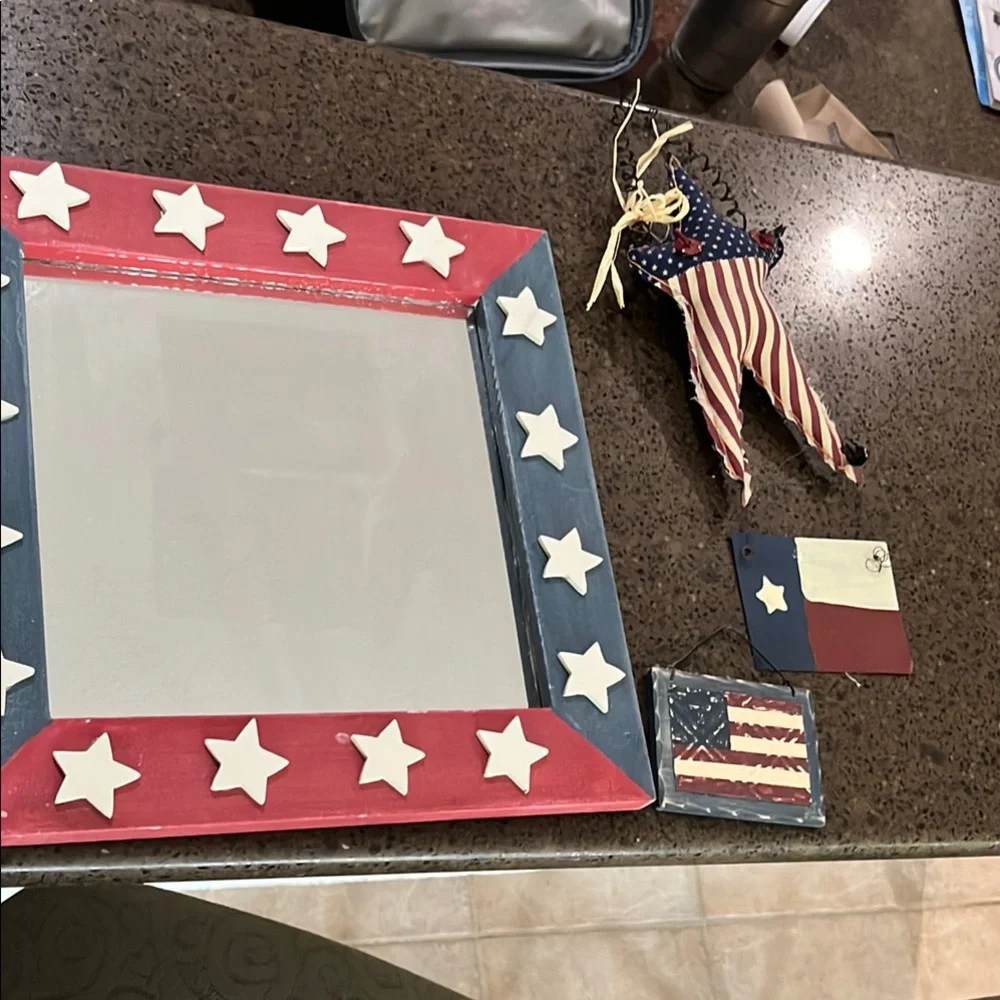 Patriotic Star Mirror